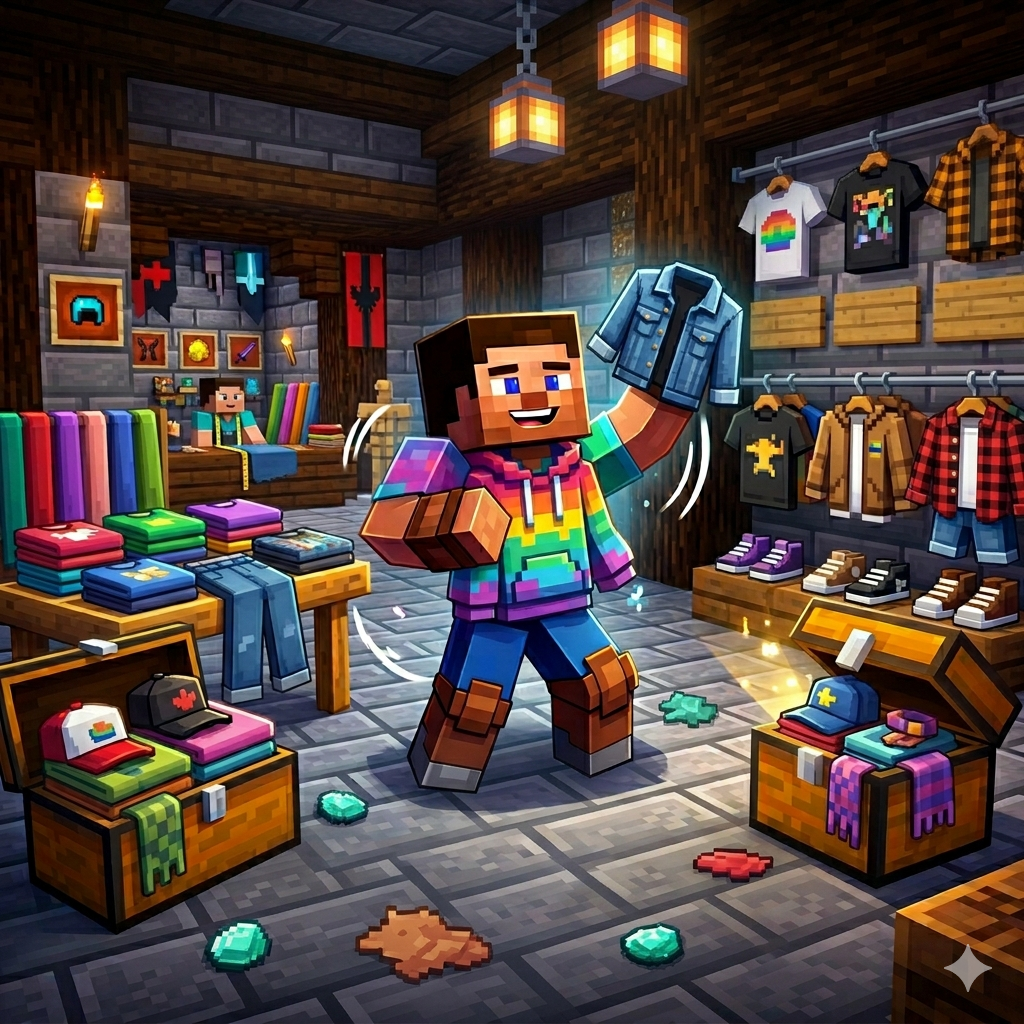 Coloque sua skin no Servidor!